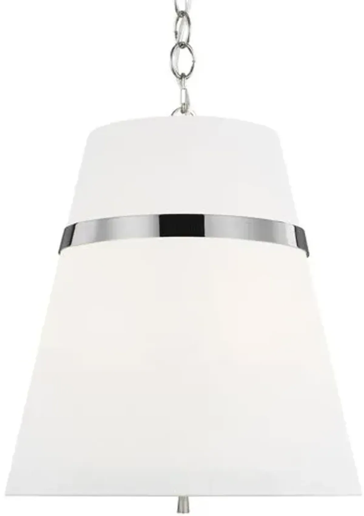 Visual Comfort - Cordtlandt Pendant - Polished Nickel - Silver