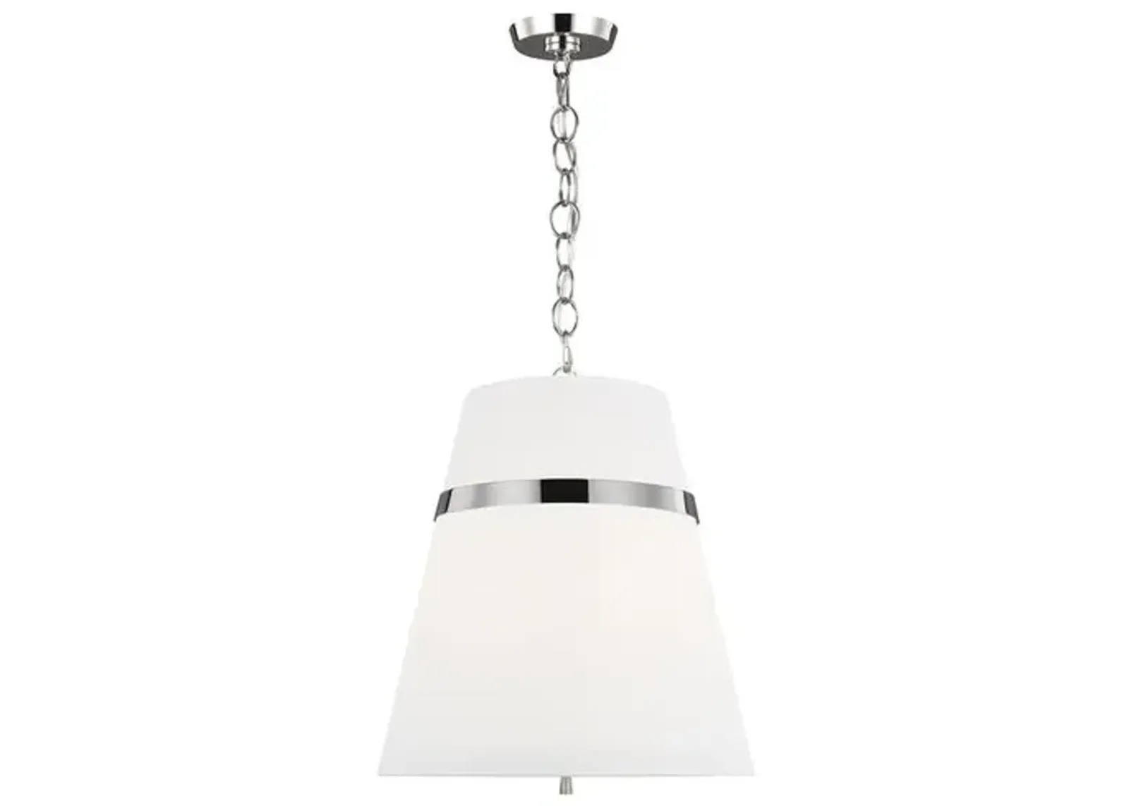 Visual Comfort - Cordtlandt Pendant - Polished Nickel - Silver