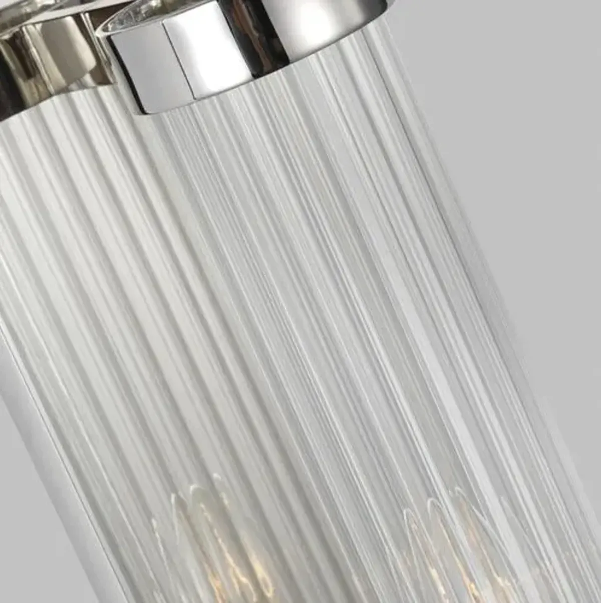 Visual Comfort - Demi Sconce - Polished Nickel - Silver