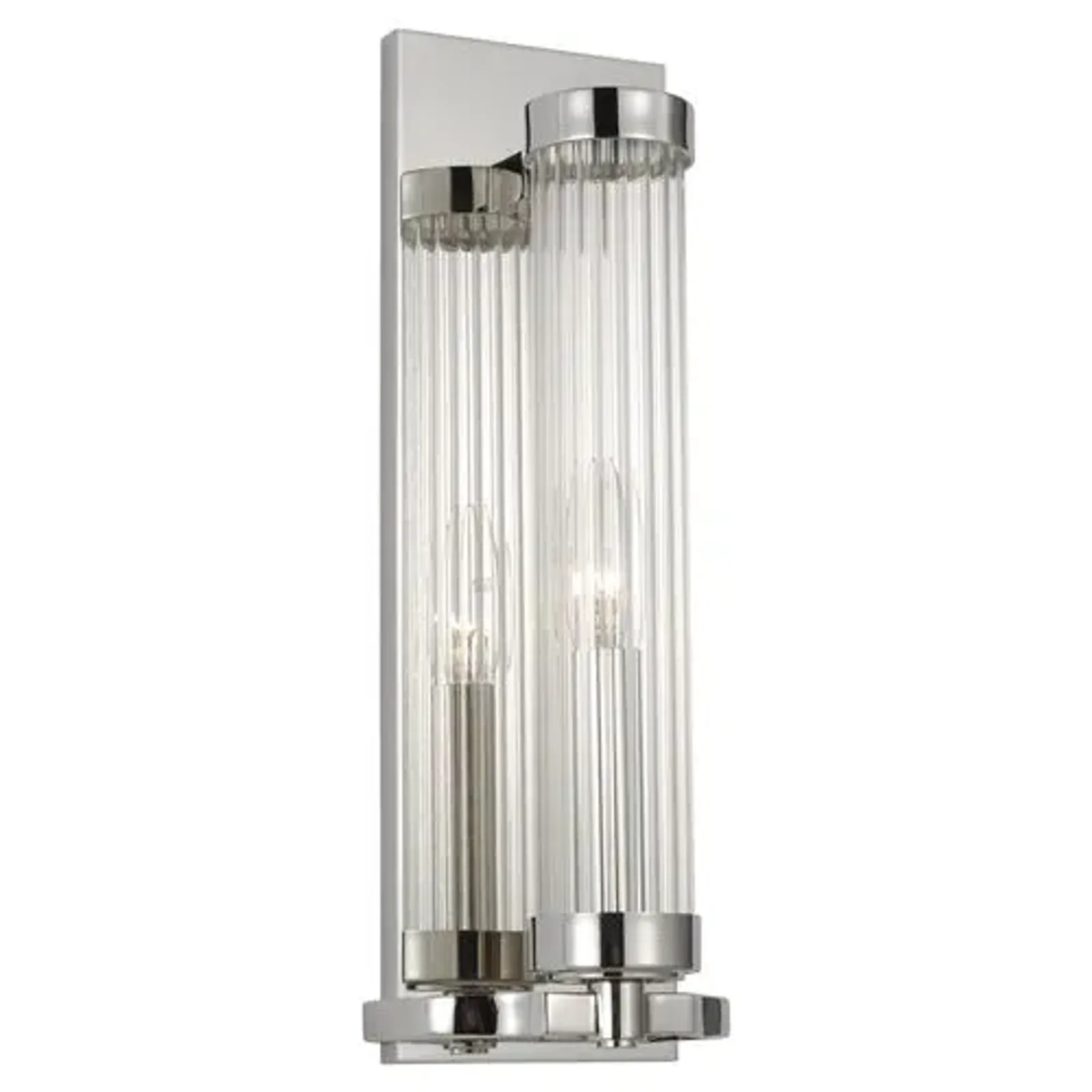 Visual Comfort - Demi Sconce - Polished Nickel - Silver