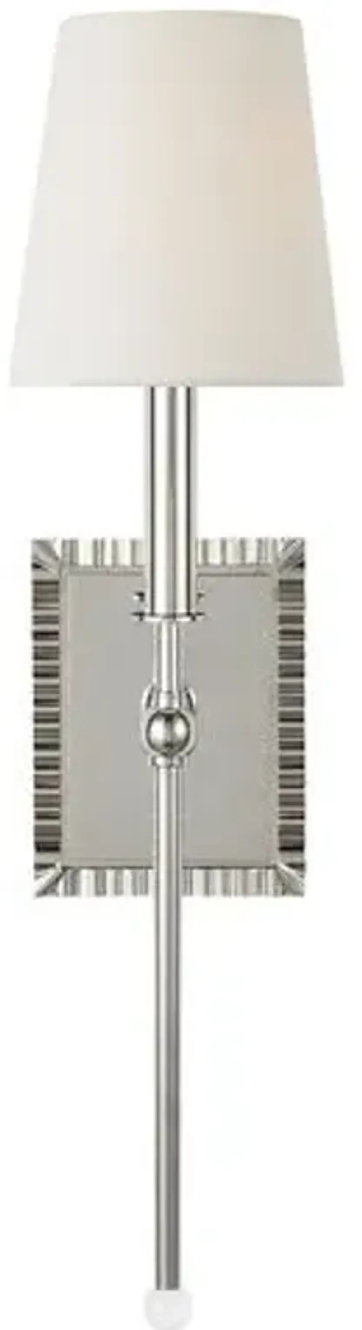 Visual Comfort - Baxley Sconce - Polished Nickel - Silver