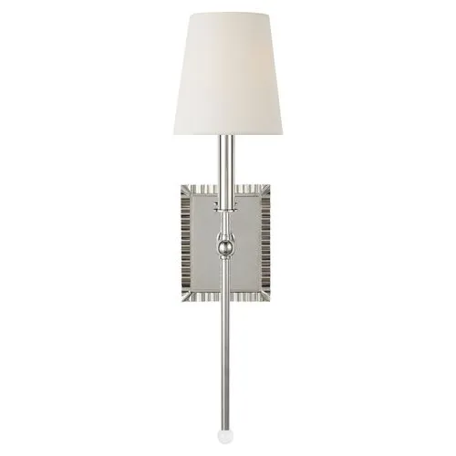 Visual Comfort - Baxley Sconce - Polished Nickel - Silver