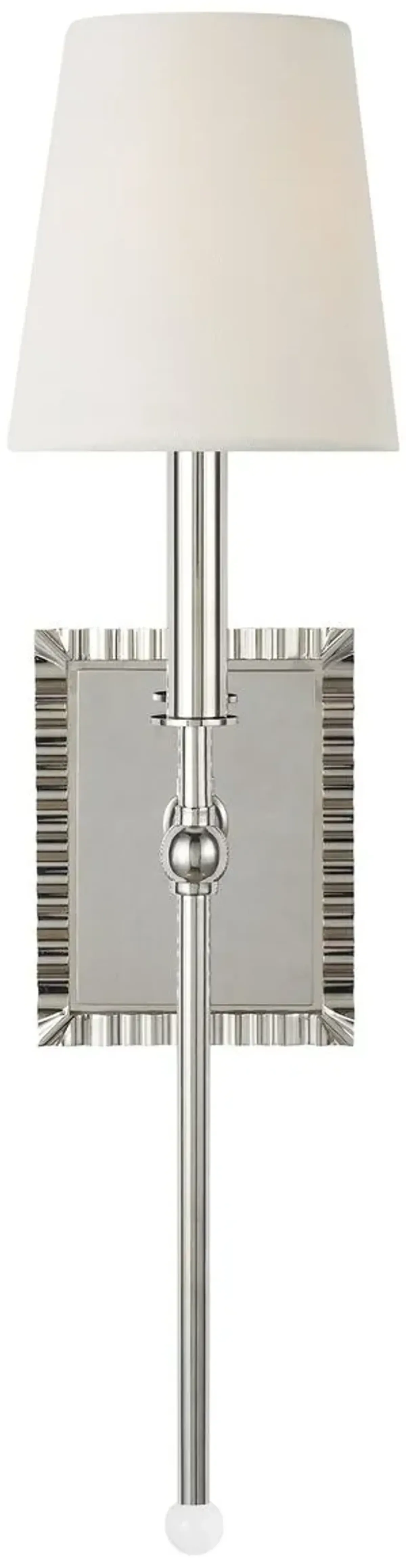 Visual Comfort - Baxley Sconce - Polished Nickel - Silver