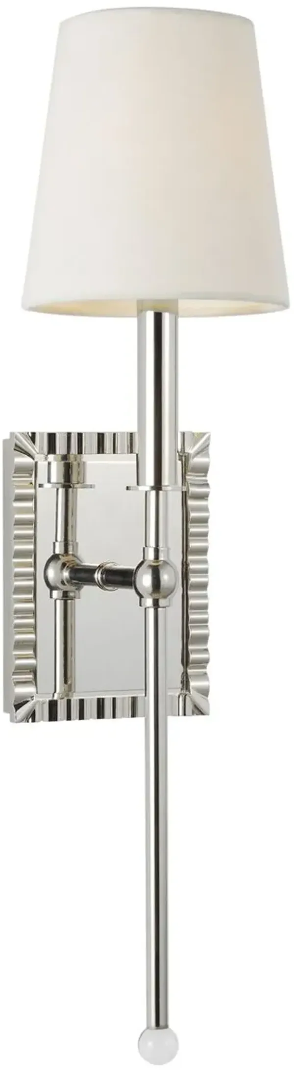 Visual Comfort - Baxley Sconce - Polished Nickel - Silver