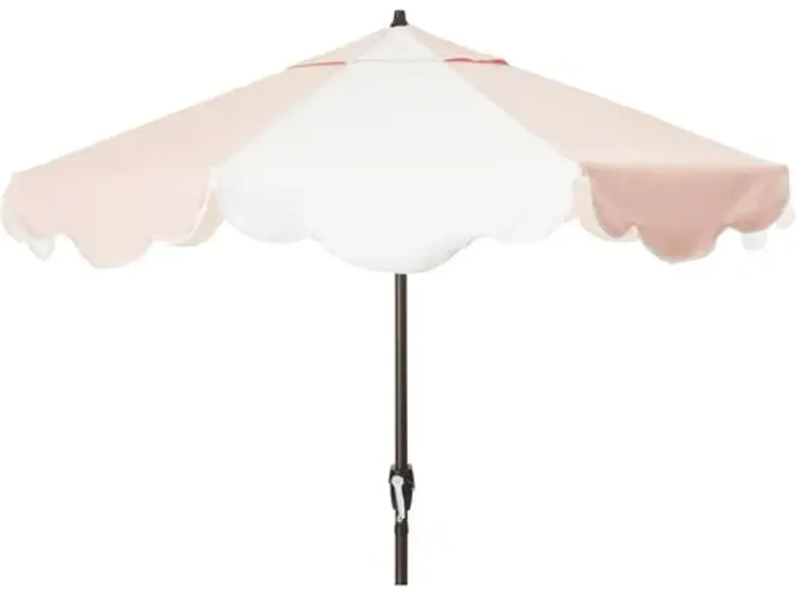 Cloud Patio Umbrella - Blush Pink/White