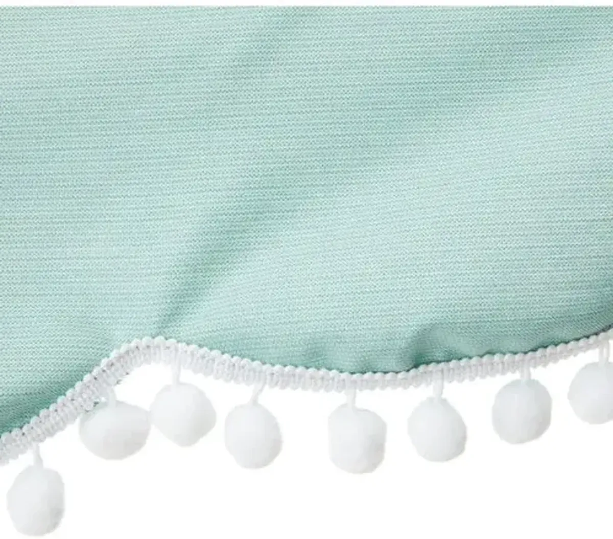 Cloud Pom-Pom Patio Umbrella - Green