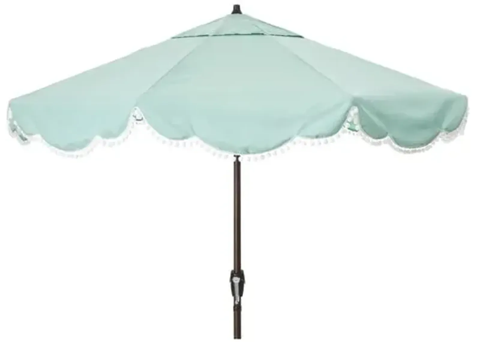 Cloud Pom-Pom Patio Umbrella - Green