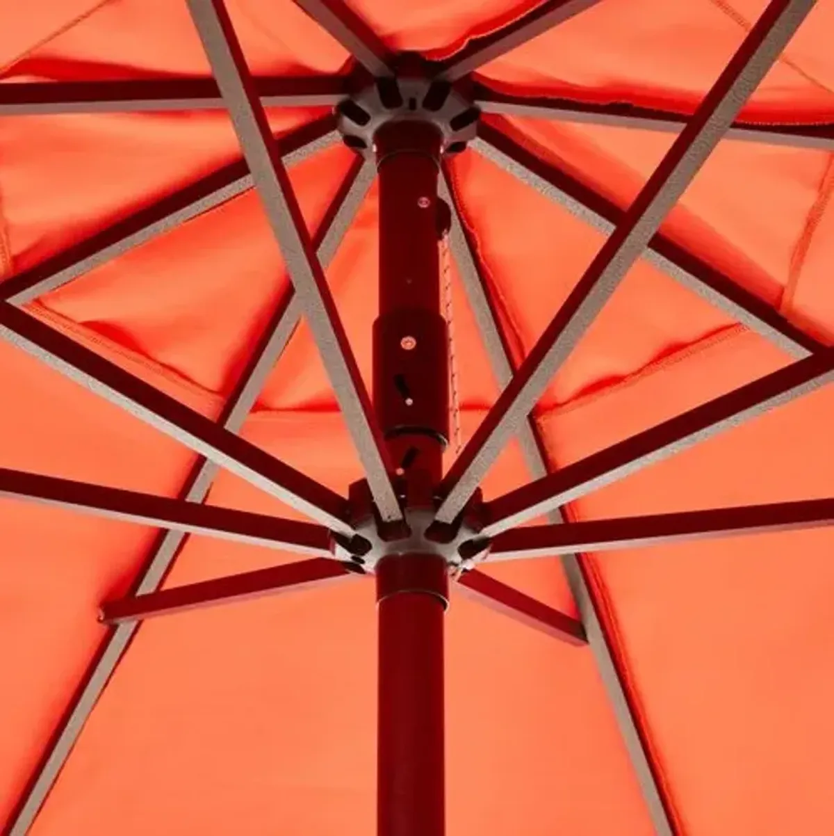 Cloud Fringe Patio Umbrella - Melon - Orange