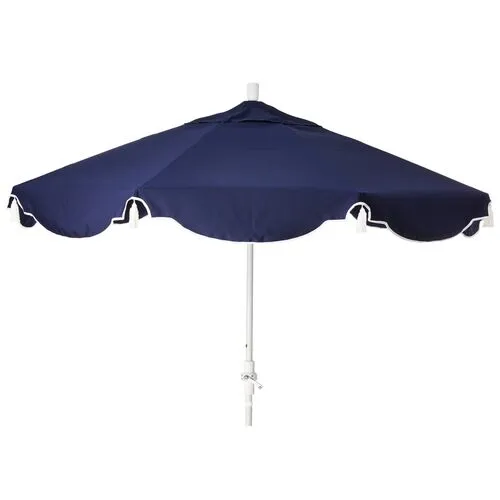 San Marco Patio Umbrella - Navy Sunbrella - Blue