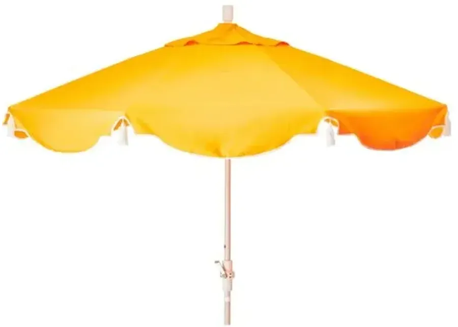 San Marco Patio Umbrella - Yellow Sunbrella