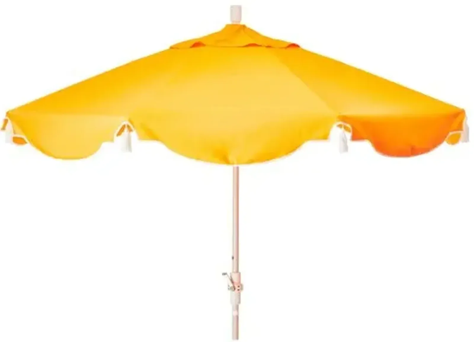 San Marco Patio Umbrella - Yellow Sunbrella