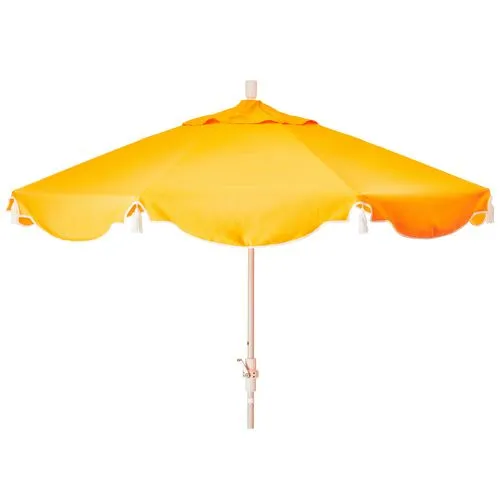 San Marco Patio Umbrella - Yellow Sunbrella