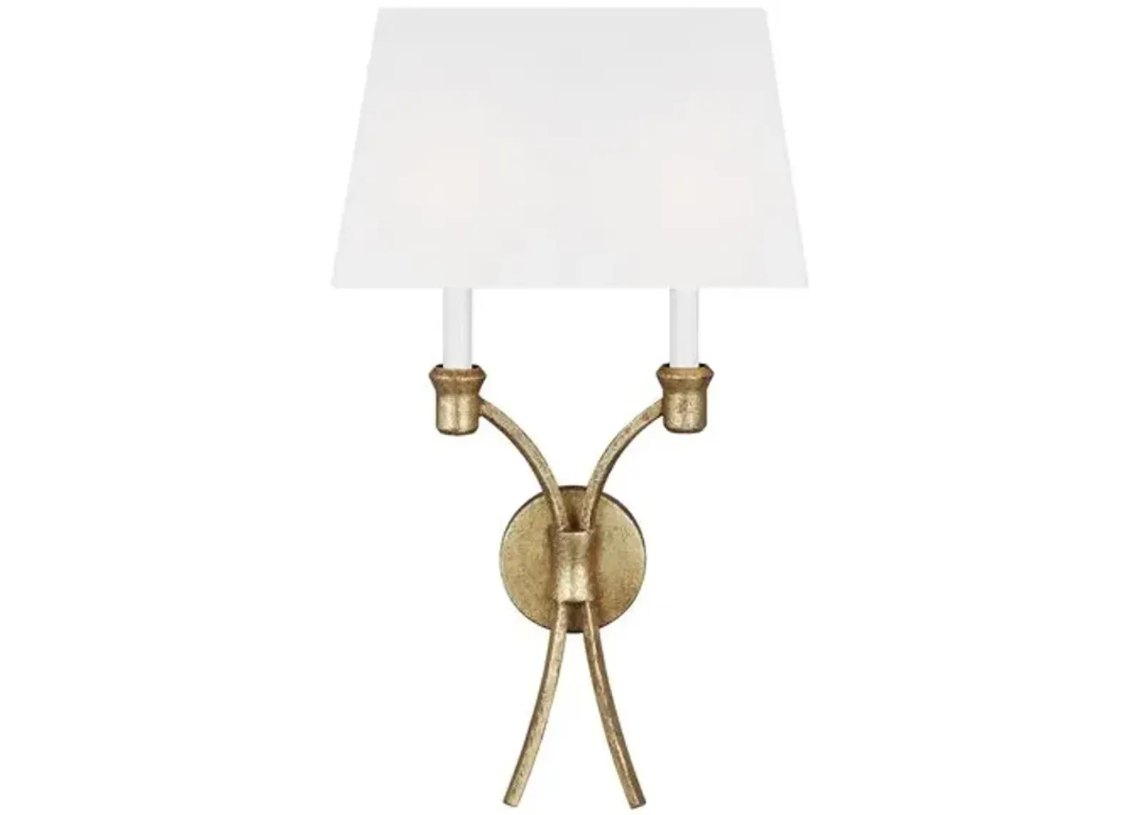 Visual Comfort - Westerly 2-Light Sconce - Antique Gild - Gold