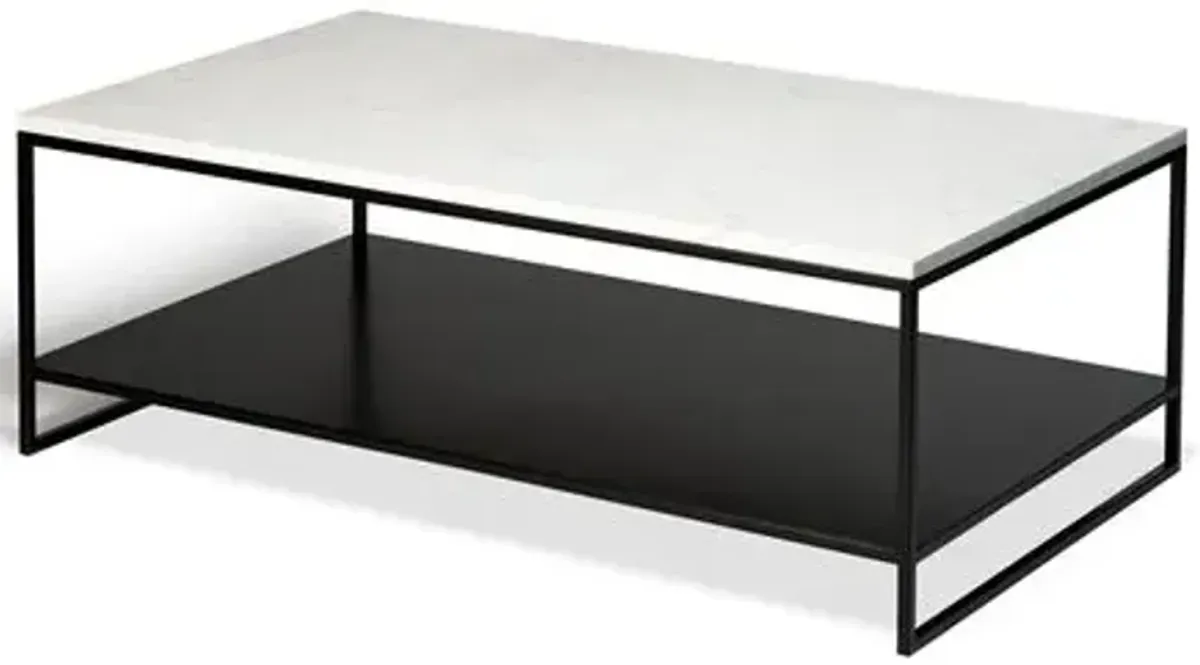 Stone Coffee Table - Black/White - Ethnicraft