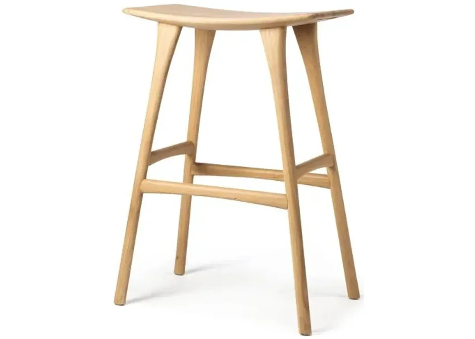 Osso Oak Barstool - Natural - Ethnicraft - Brown