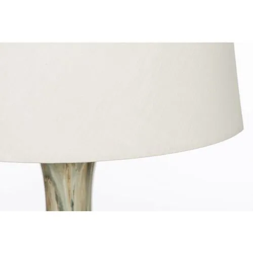 Aegean Table Lamp - Natural/Green - Bradburn Home