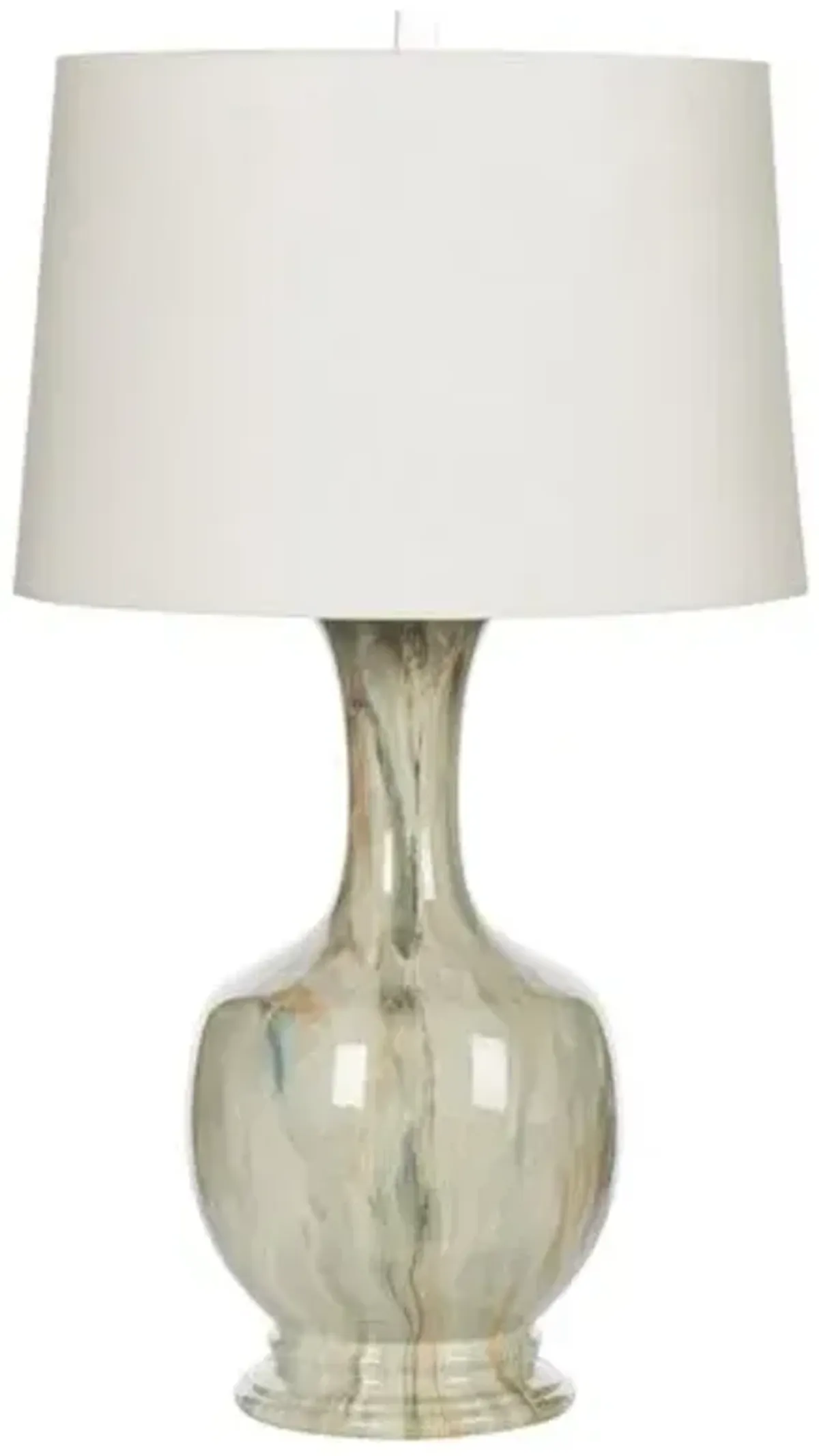 Aegean Table Lamp - Natural/Green - Bradburn Home