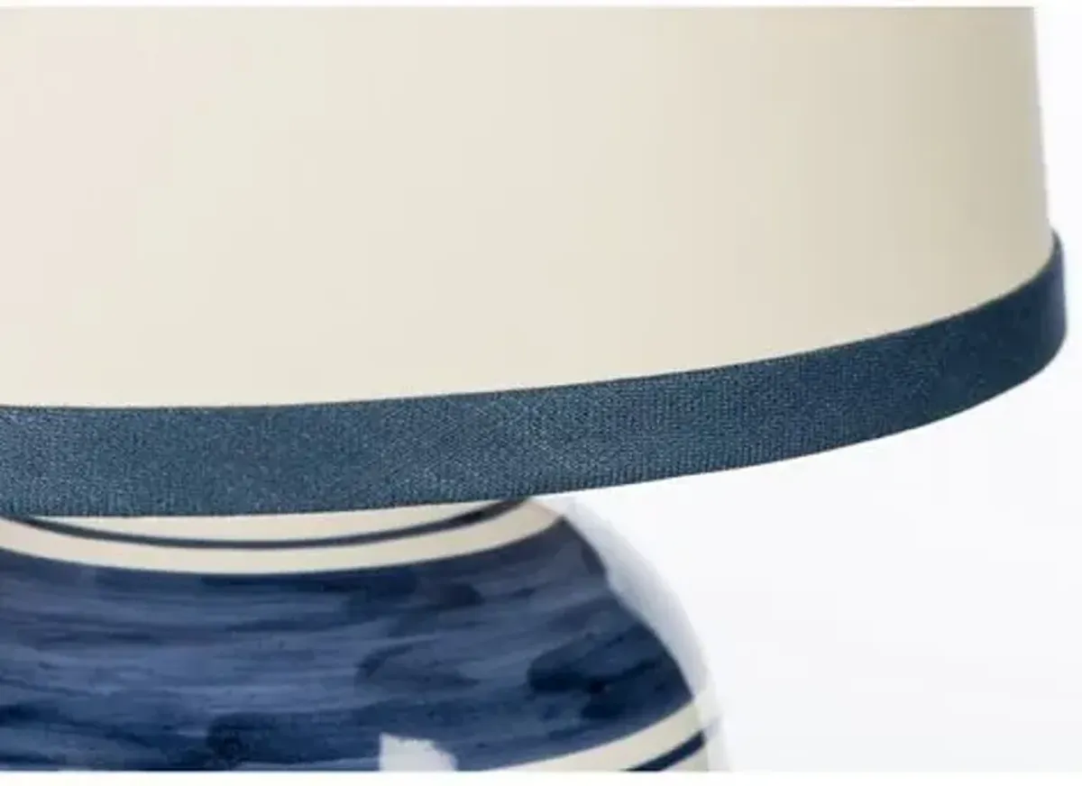 Bimini Couture Table Lamp - Dark Blue - Bradburn Home