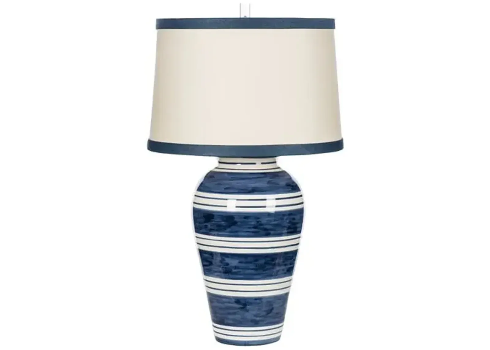 Bimini Couture Table Lamp - Dark Blue - Bradburn Home