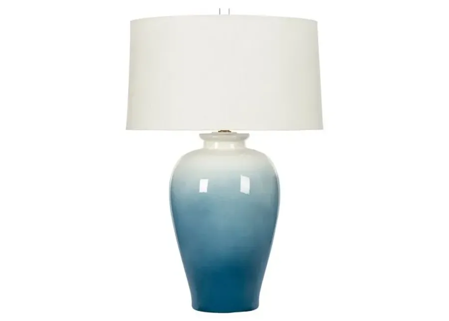 Seacliff Table Lamp - Blue Ombre - Bradburn Home