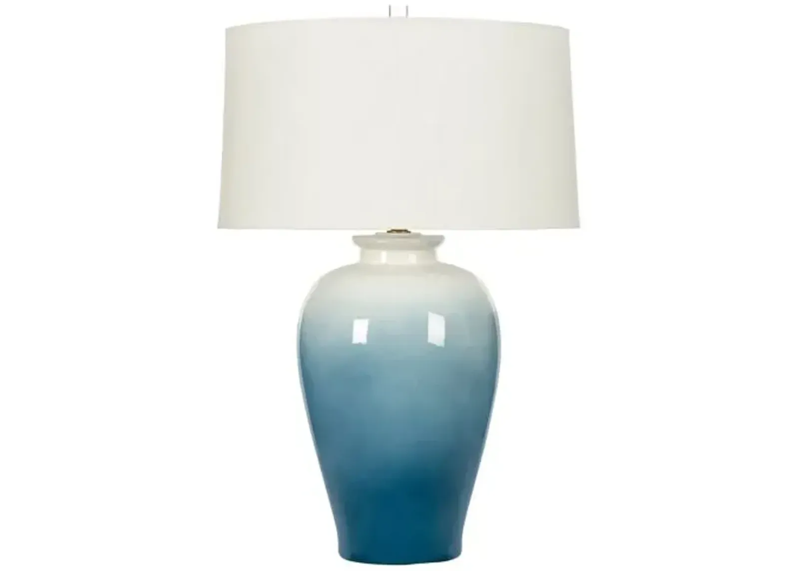 Seacliff Table Lamp - Blue Ombre - Bradburn Home