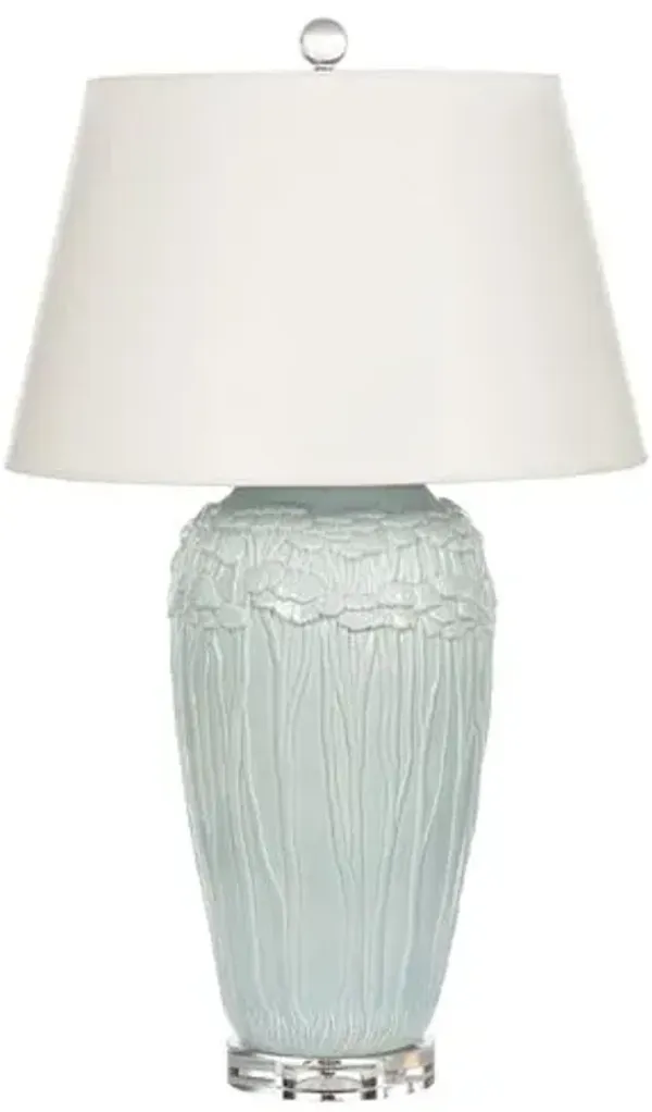 Summer Clouds Table Lamp - Light Blue - Bradburn Home