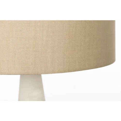 Volterra Table Lamp - White Alabaster - Bradburn Home