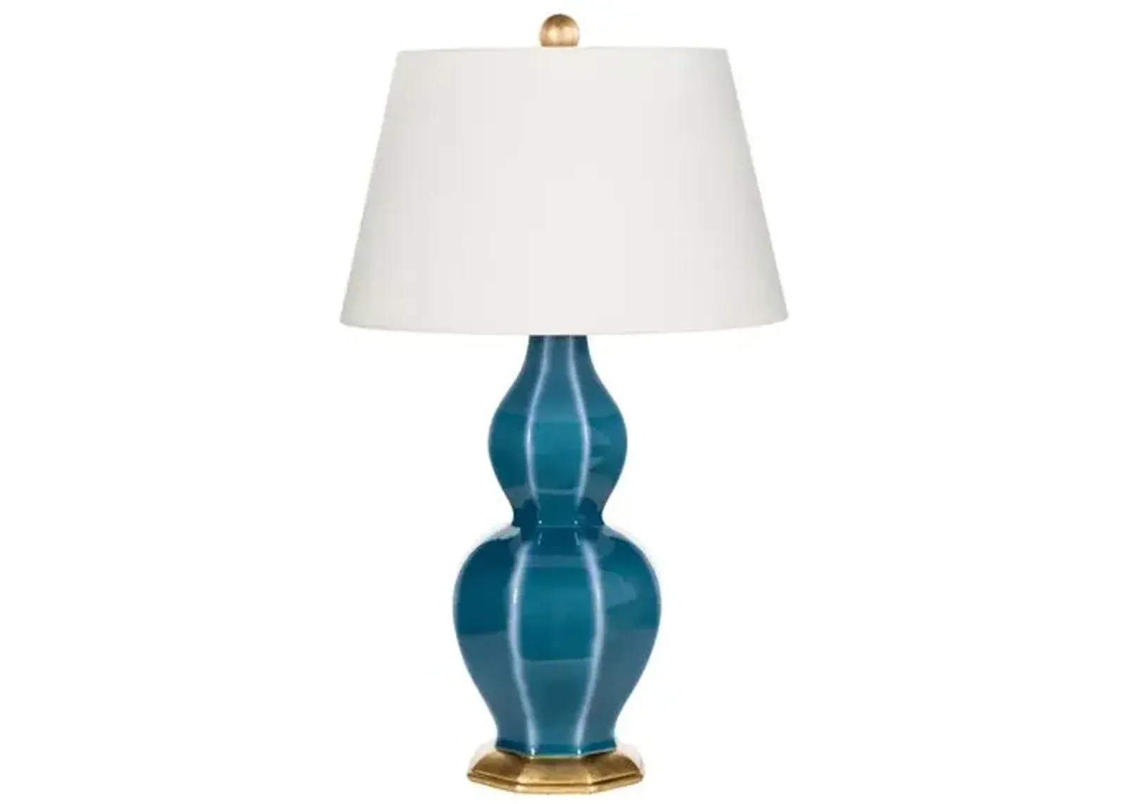 Azzuro Table Lamp - Blue - Bradburn Home