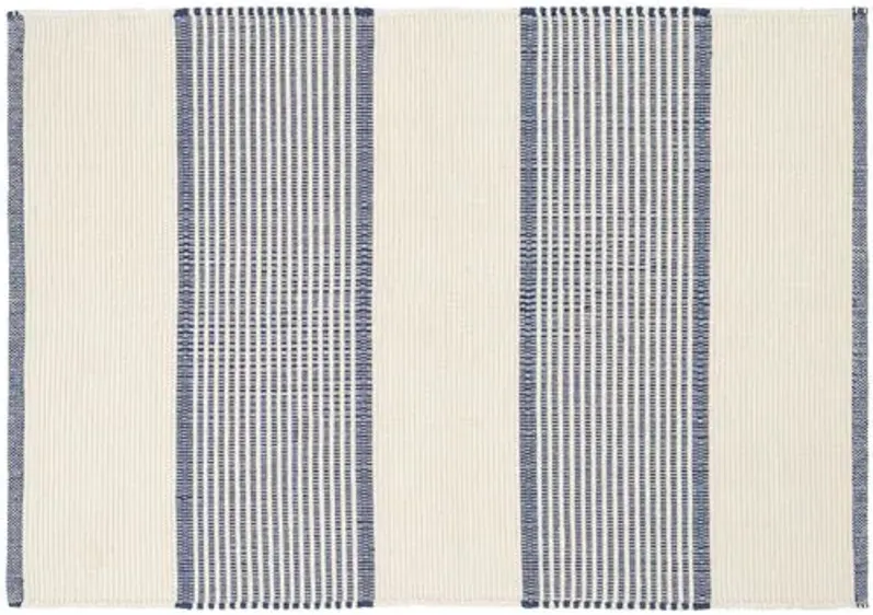 La Mirada Handwoven Rug - Navy - Mark D. Sikes - Blue - Blue