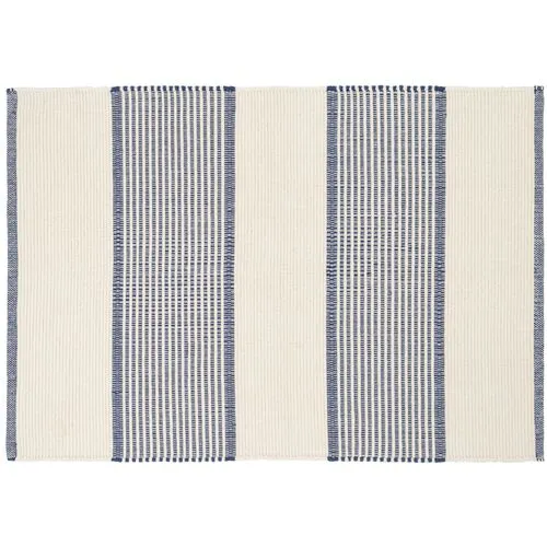 La Mirada Handwoven Rug - Navy - Mark D. Sikes - Blue - Blue