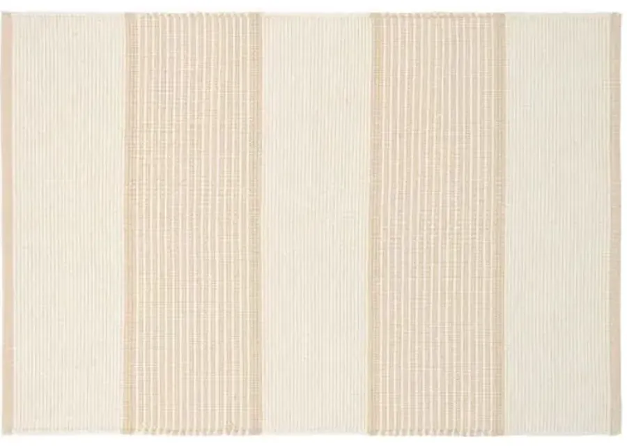 La Mirada Handwoven Rug - Wheat - Mark D. Sikes - Beige - Beige