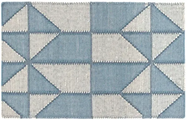 Ojai Handwoven Rug - Blue - Mark D. Sikes - Blue