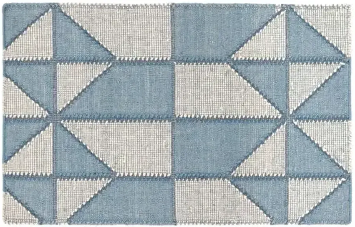 Ojai Handwoven Rug - Blue - Mark D. Sikes - Blue