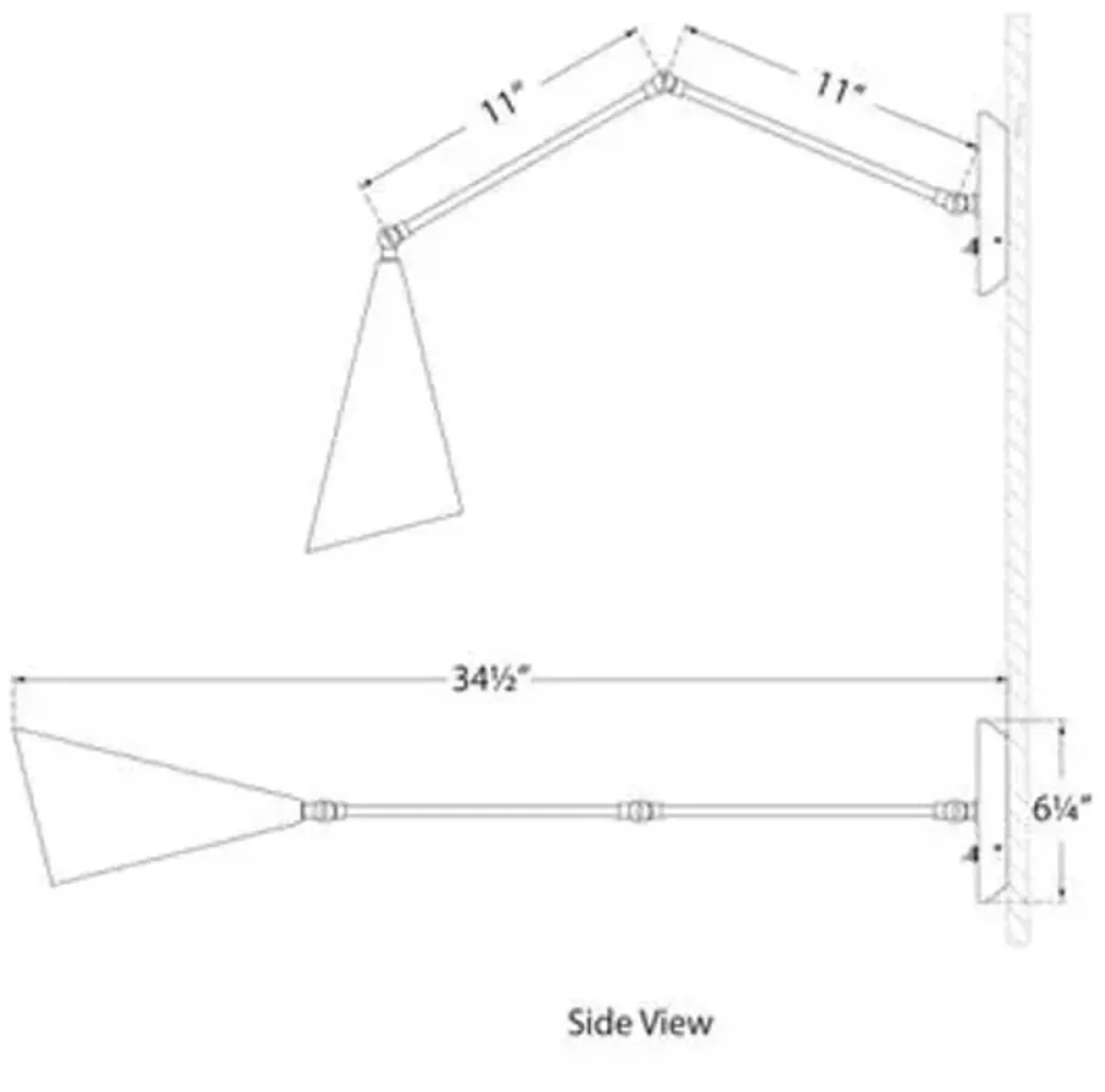 Visual Comfort - Clemente Adjustable Wall Sconce - White