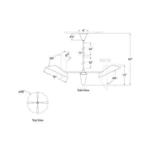 Visual Comfort - Franca Chandelier - White