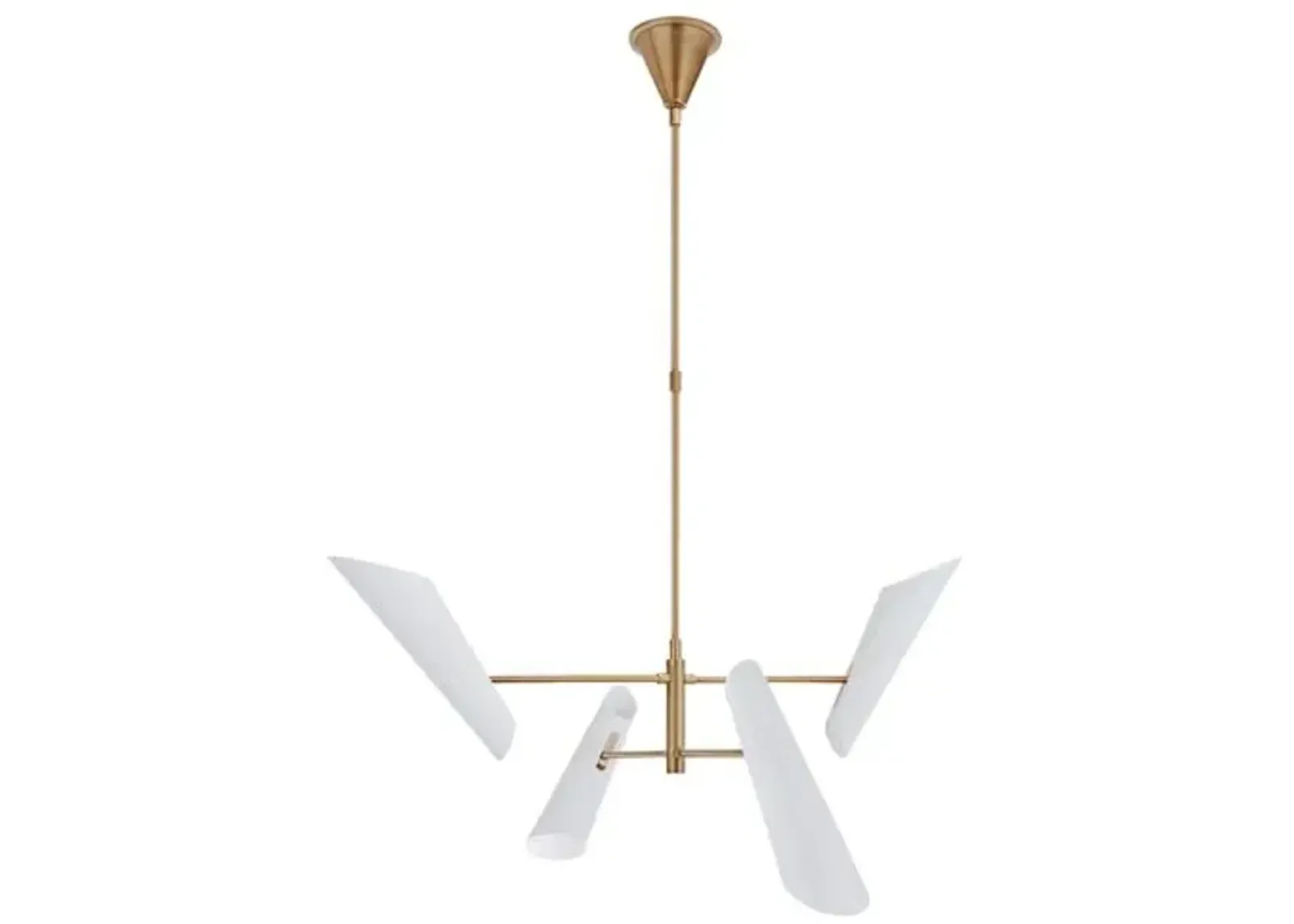 Visual Comfort - Franca Chandelier - White