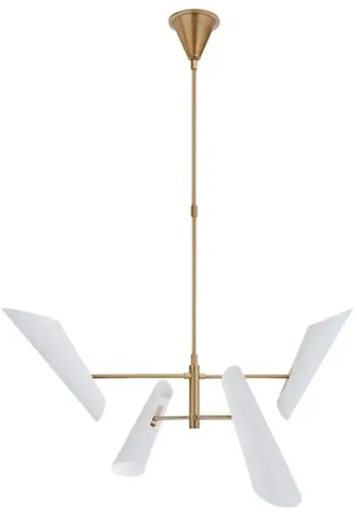 Visual Comfort - Franca Chandelier - White