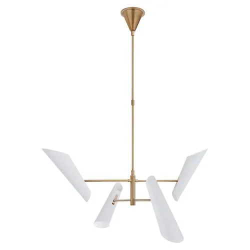 Visual Comfort - Franca Chandelier - White