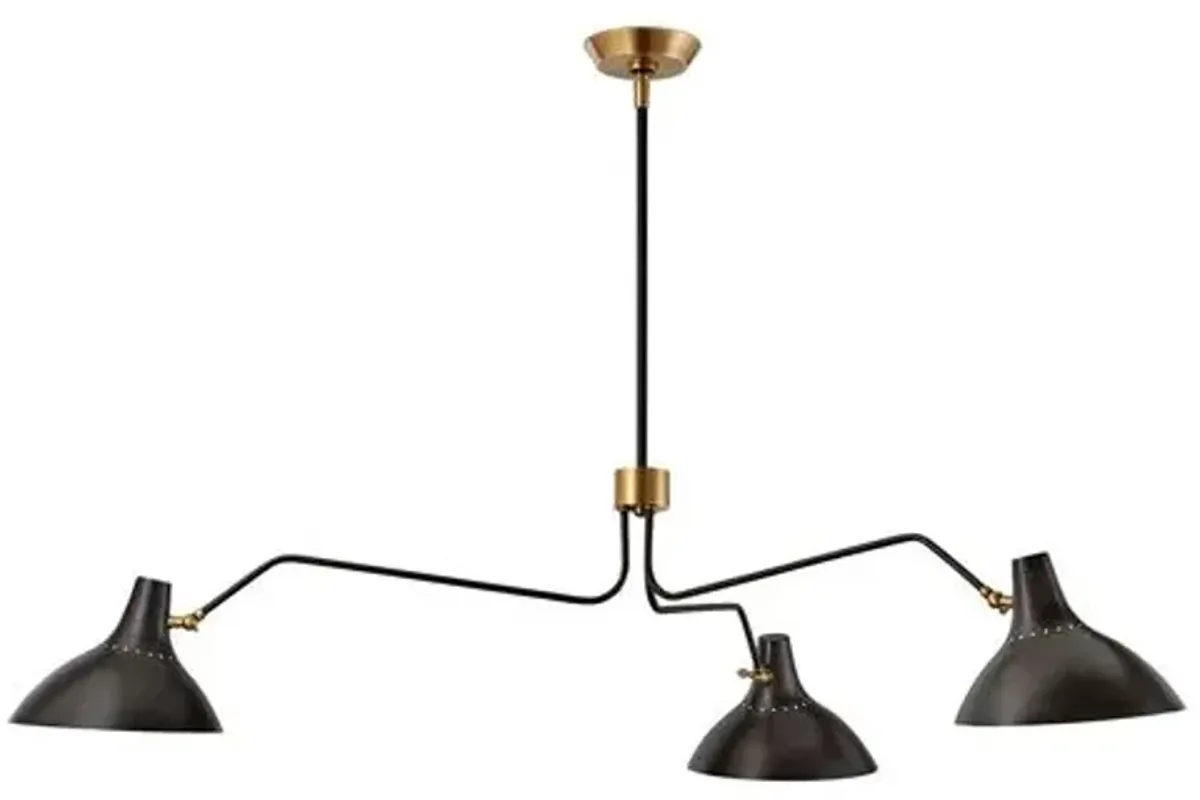 Visual Comfort - Charlton Chandelier - Black