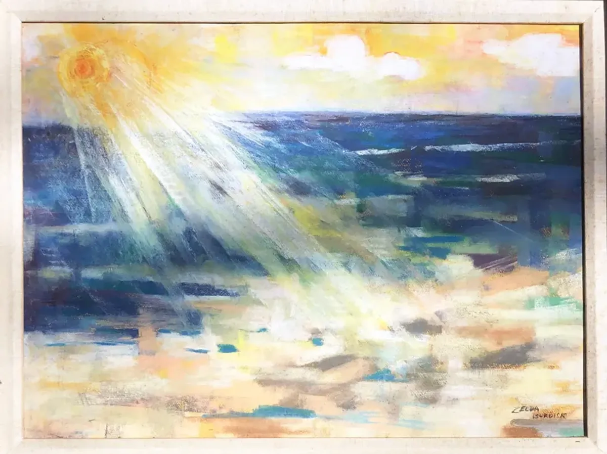 Expressionist Seascape - Antiquarian Art Company - Blue