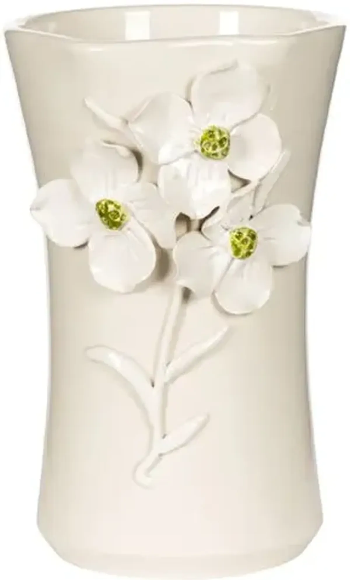 12" Dogwood Vase - White - Bradburn Home - Handcrafted