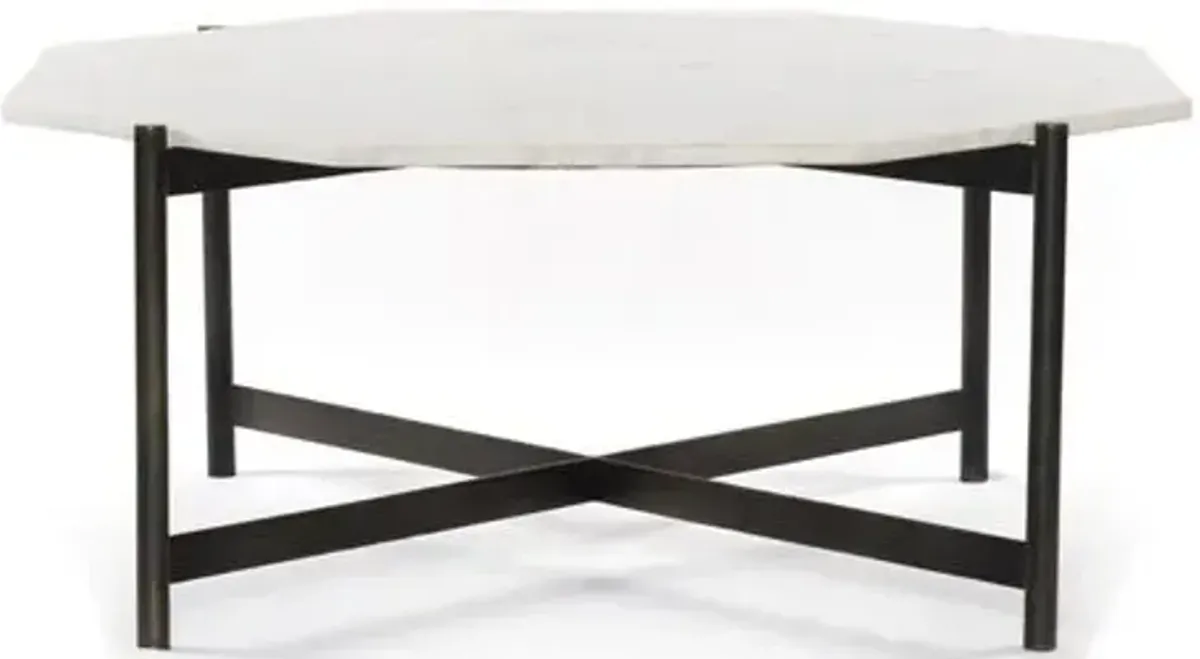 Adi Coffee Table - White Marble