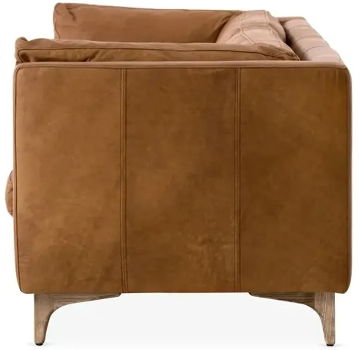 Deeba Sofa - Camel Leather