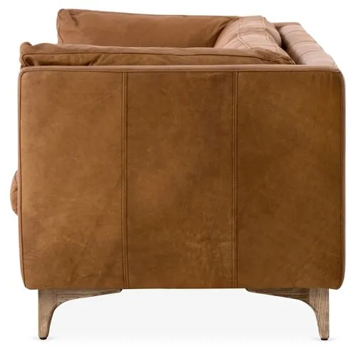 Deeba Sofa - Camel Leather