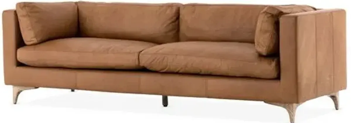 Deeba Sofa - Camel Leather