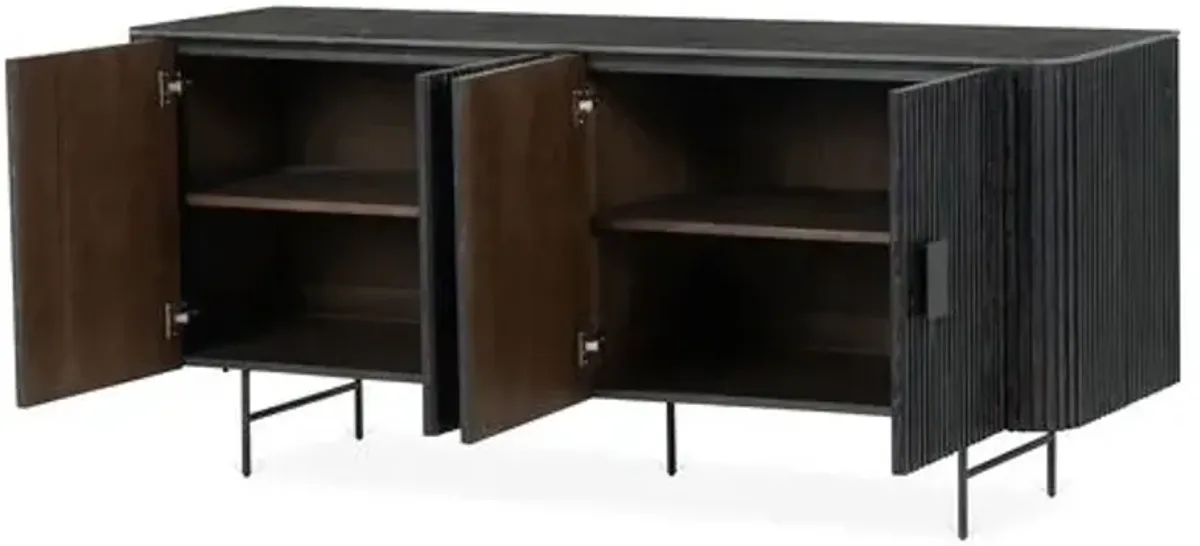 Lauren Sideboard - Blackwash