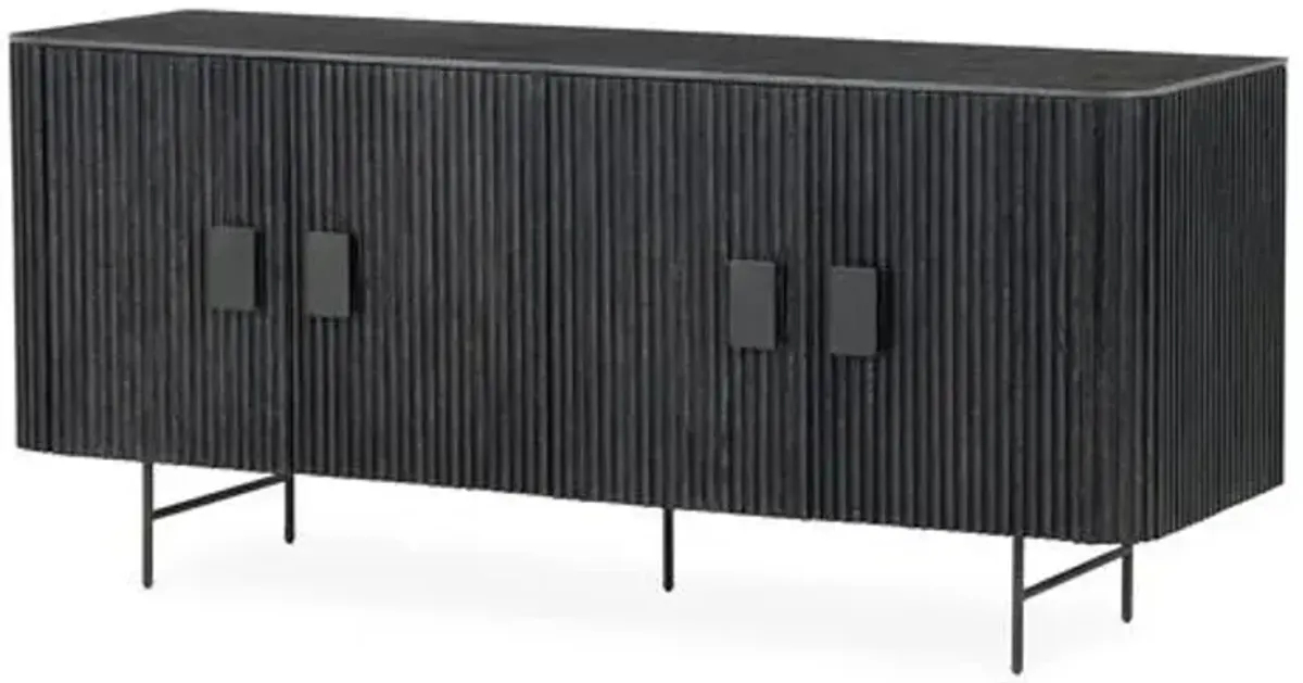 Lauren Sideboard - Blackwash