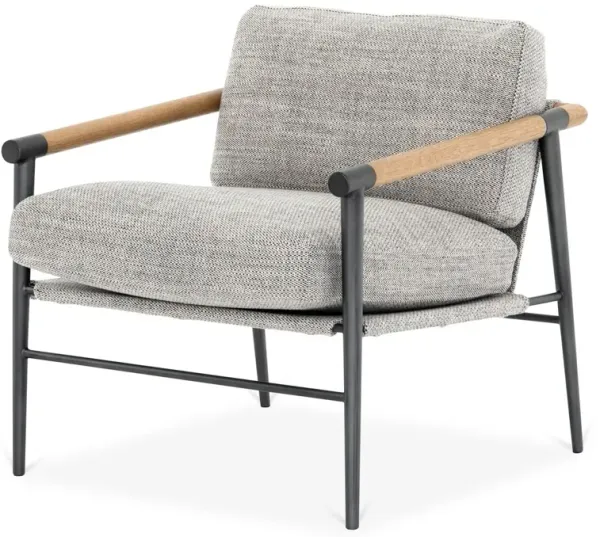 Brooklyn Accent Chair, Gray Linen