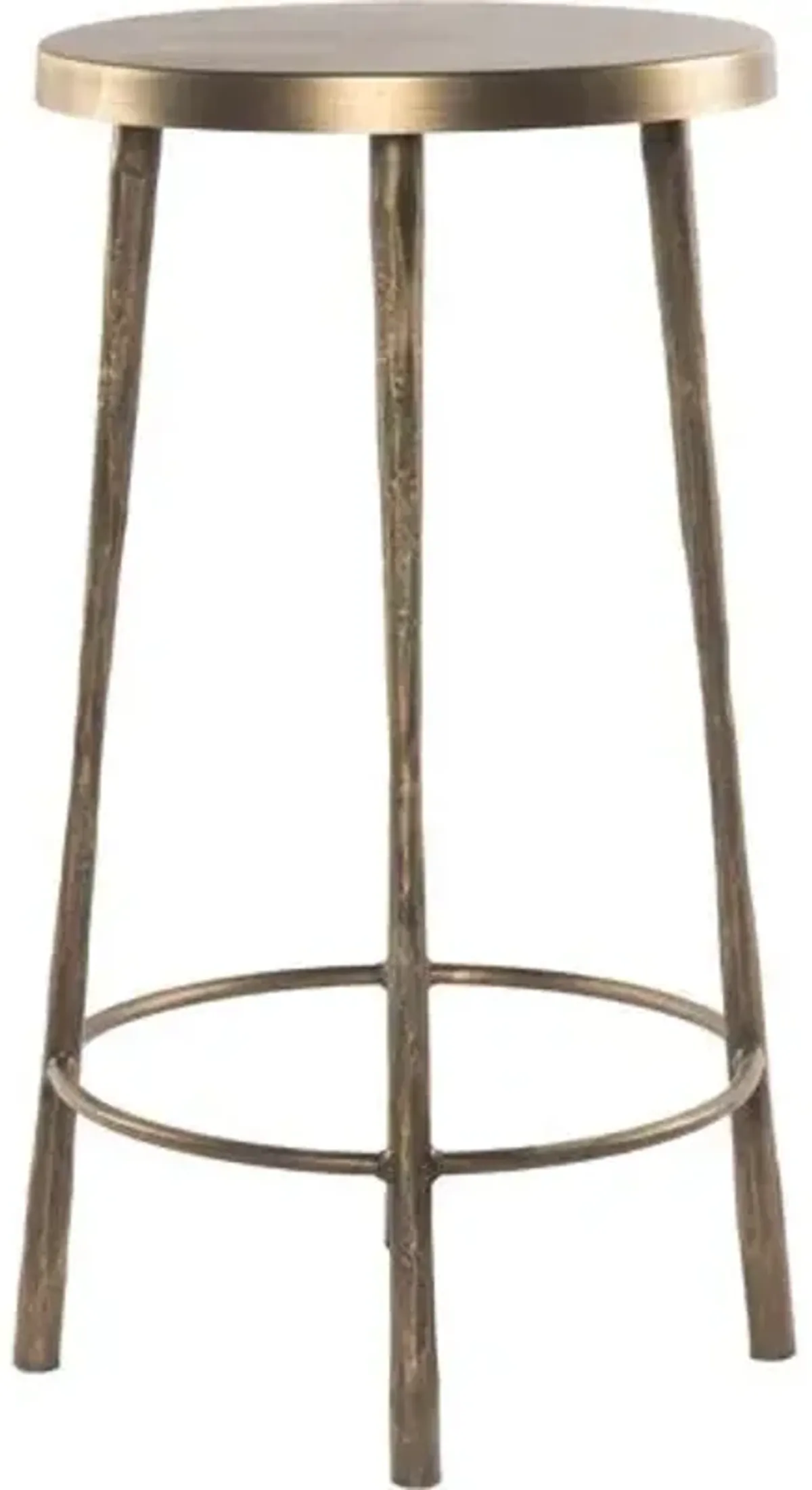 Holly Counter Stool - Antique Brass