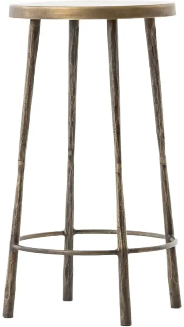 Alessia Counter Stool - Antique Brass